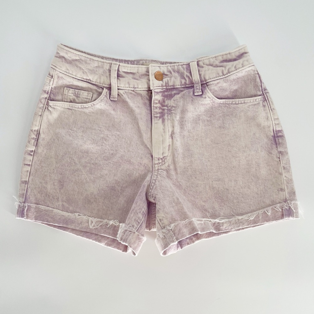 Universal Threads Purple Vintage Midi Denim Shorts